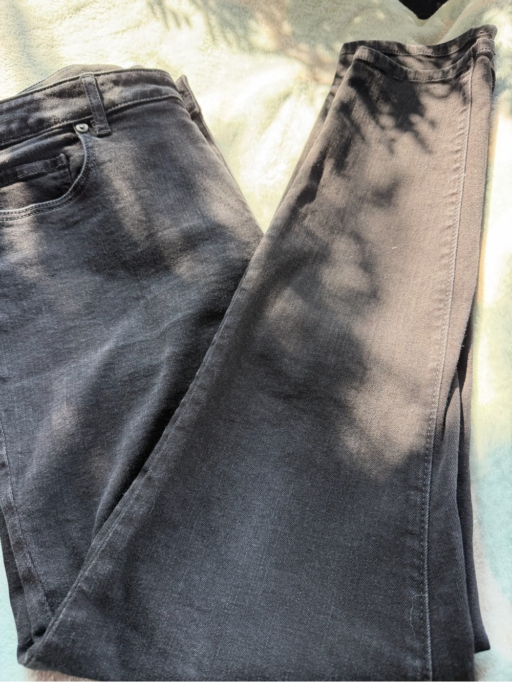 LOFT Black Skinny Jeans - high Stretch Denim sz 10 like new
